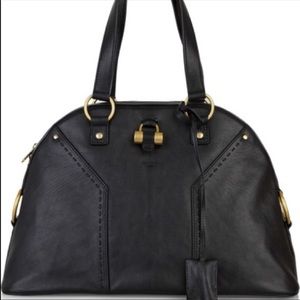 YSL black satchel - Muse